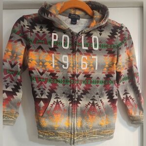 Pre-owned Kids Ralph Lauren Hoodie  Multicolor Patterned Size 5